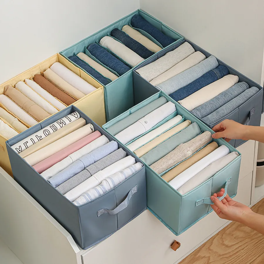 Folded Clothes Drawer Organiser, supplier photograph 3 of 4.