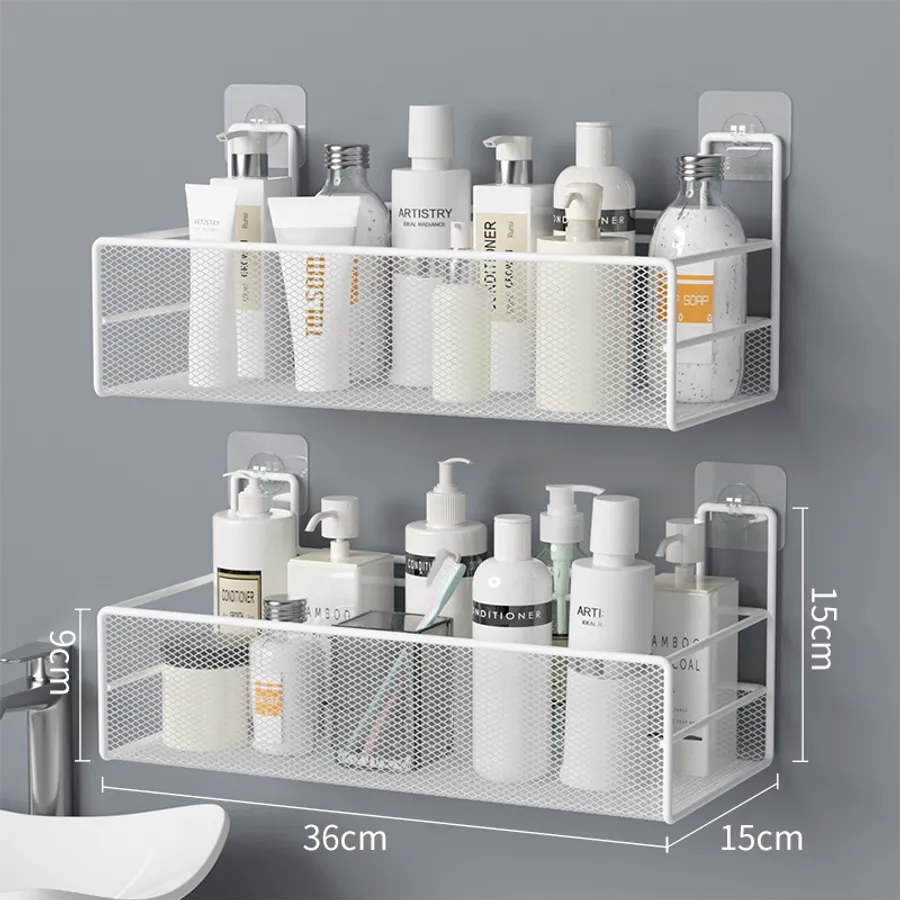 No-Drill Shower Shelf, supplier photograph 3 of 4.